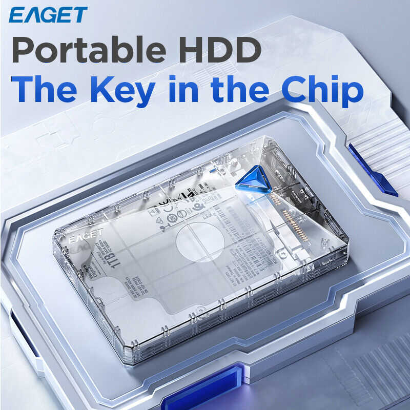 EAGET USB 3.0 External Hard Drive HDD 500GB/1TB