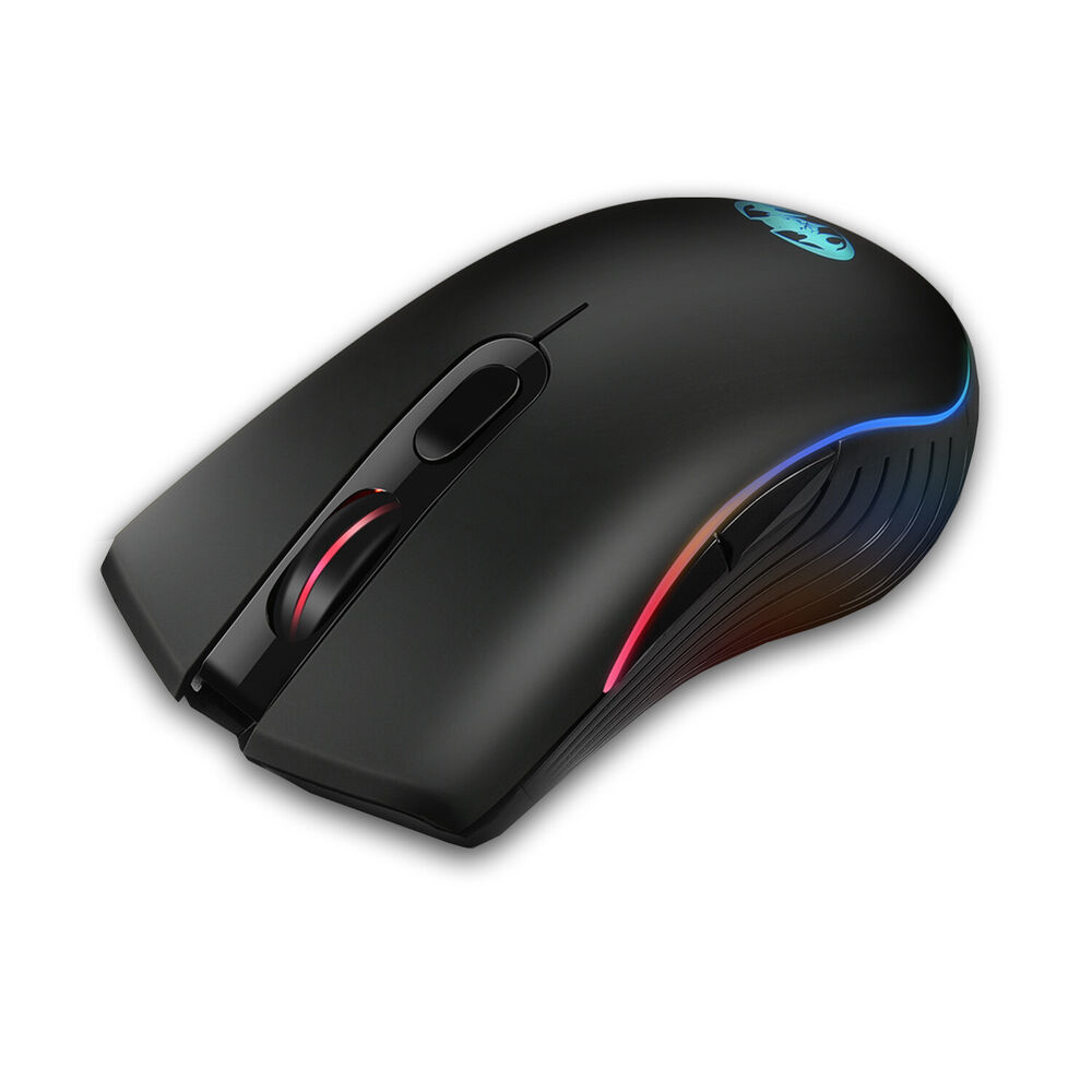 7 Color LED Backlight Wireless USB Rechargeable Gaming Mouse