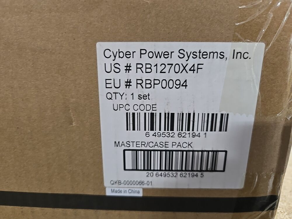 CyberPower RB1270X4F UPS Replacement Battery Cartridge
