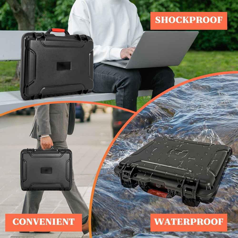 Waterproof Laptop Hard Case for 15.6-17.3 inch Gaming Laptops