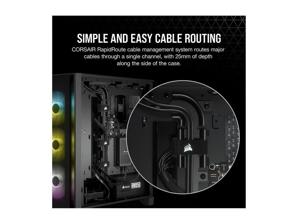 Corsair iCUE 4000X RGB ATX Mid Tower Computer Case