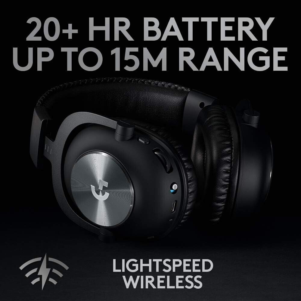 Logitech G PRO X Wireless Lightspeed Gaming Headset with G933 USB Receiver Black