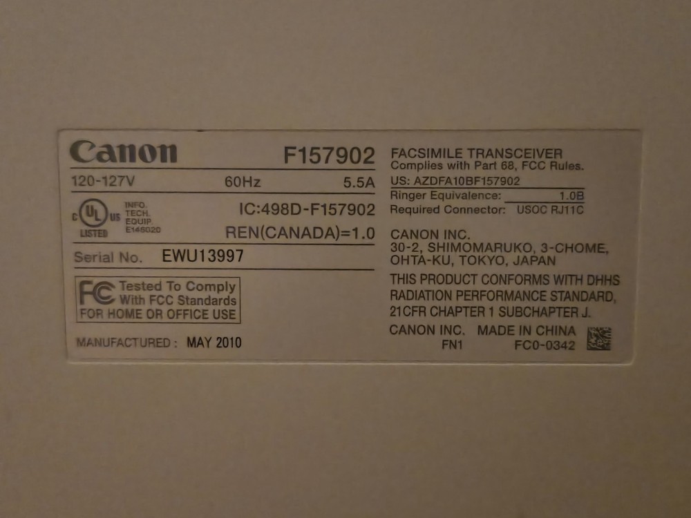 Canon imageClass MF8350Cdn All-in-One Color Laser Printer Copier