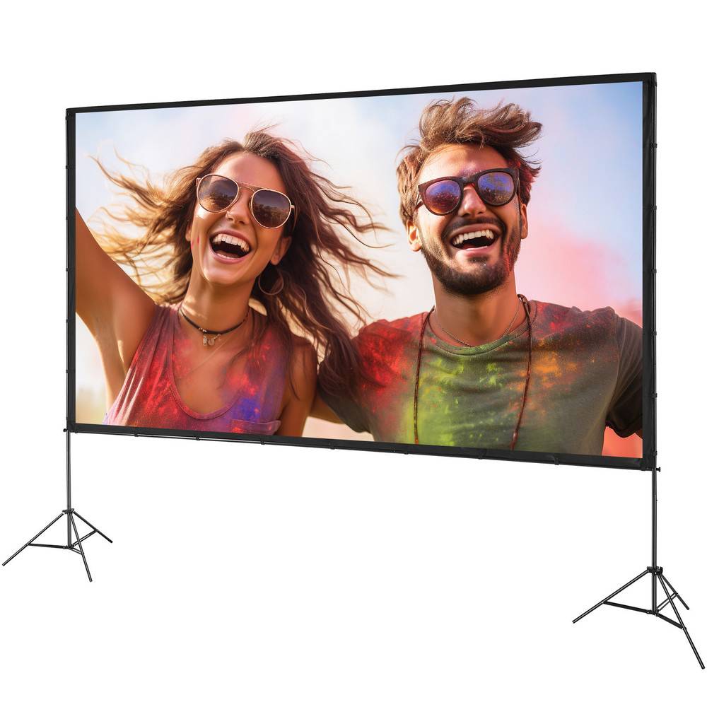 150 Inch 16:9 4K HD Projector Screen with Stand