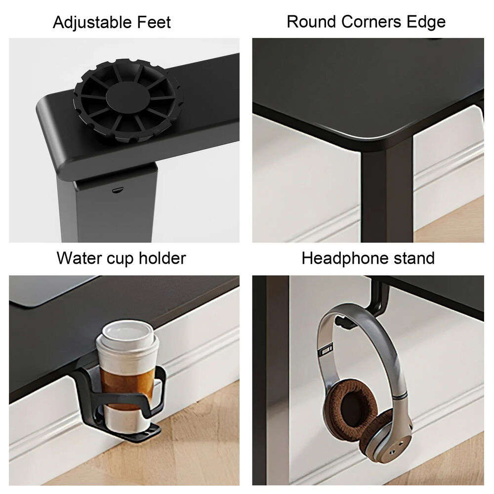 Adjustable Height Standing Desk with Spacious Office Area