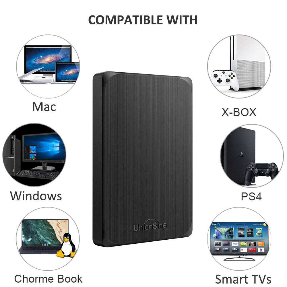 UnionSine USB 3.0 External Hard Drive for Gaming and Storage