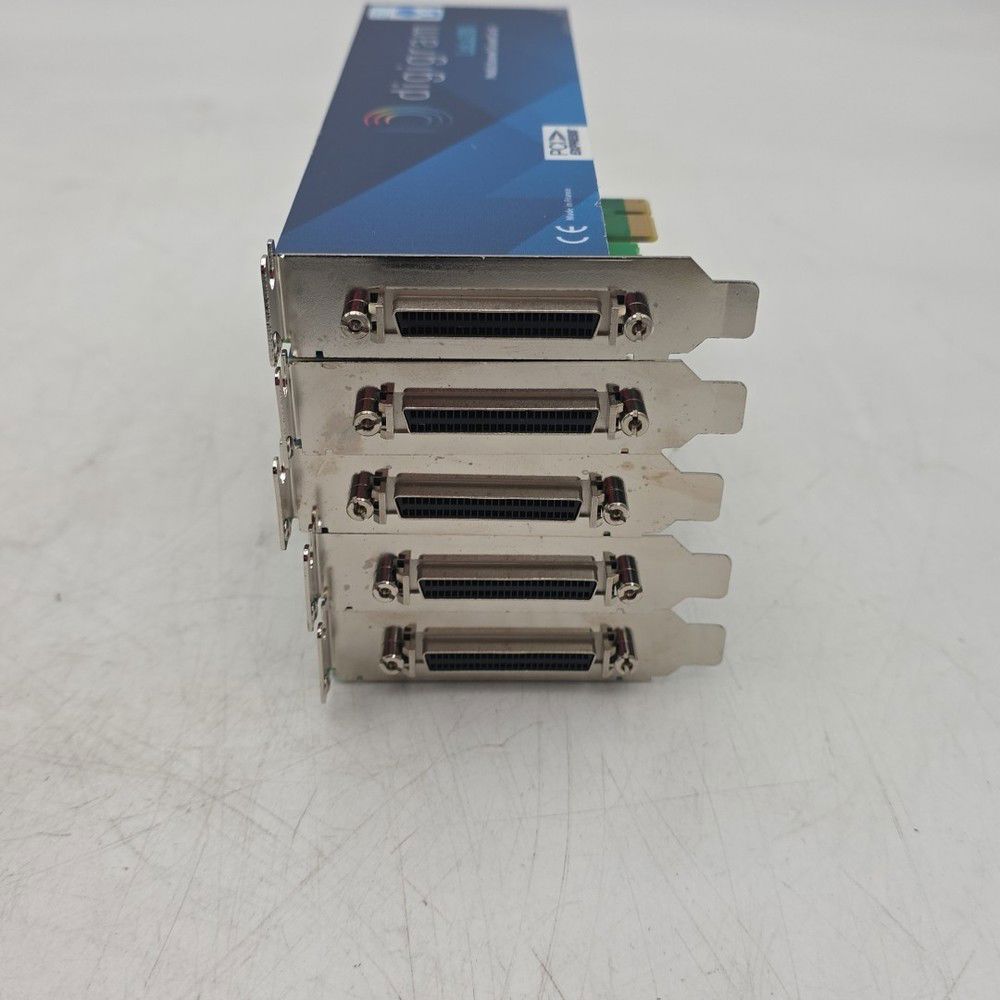 5xDigigram LoLa 280 Logging Skimmer 8 Channel HD Audio Recording PCIe x1 LP Card