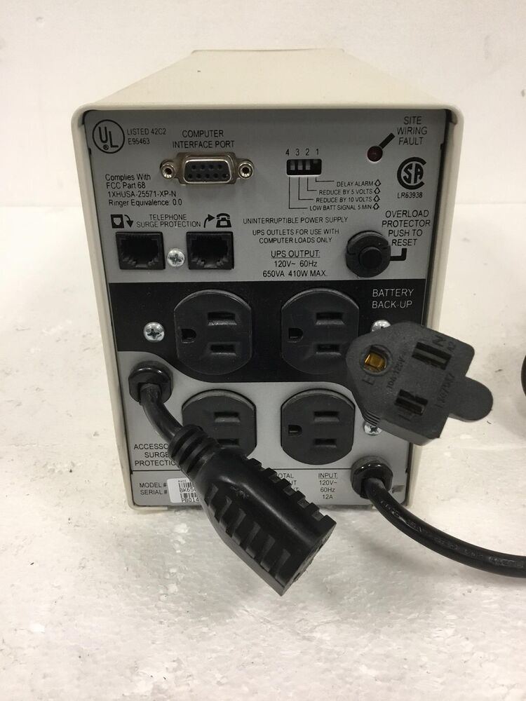 APC Back-UPS 650 BK650MC Uninterruptible Power Supply