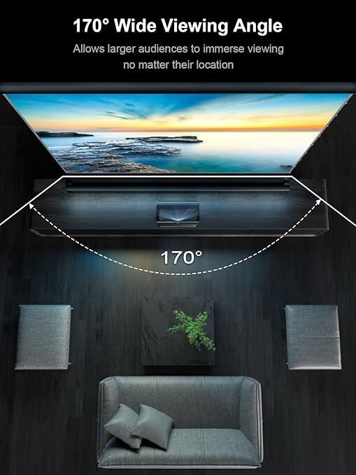 AWOL VISION 100 Motorized ALR Floor Rising Projector Screen