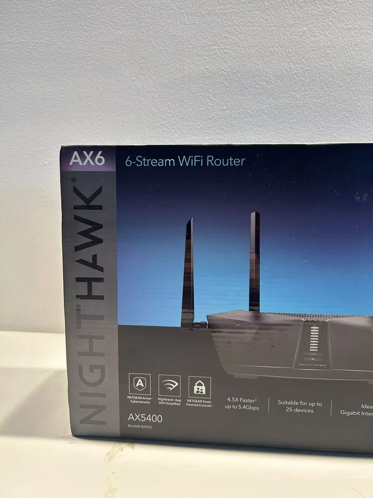 NETGEAR RAX50 Dual-Band AX5400 Wi-Fi 6 Router