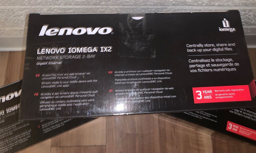 Lenovo Iomega IX2 Network Storage Personal Cloud 2-Bay Gigabit Ethernet for Mac/PC