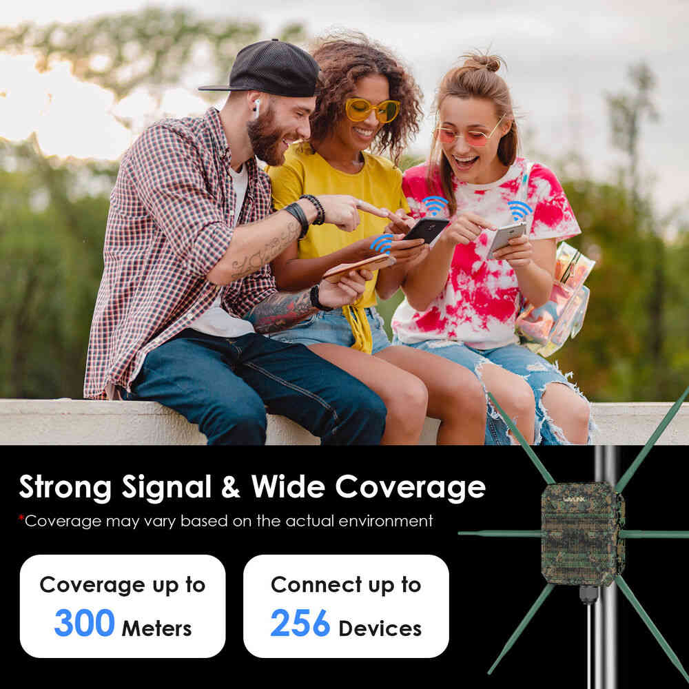 WAVLINK WiFi 6 Outdoor Router - Long Range, Weatherproof Wireless Gigabit Router