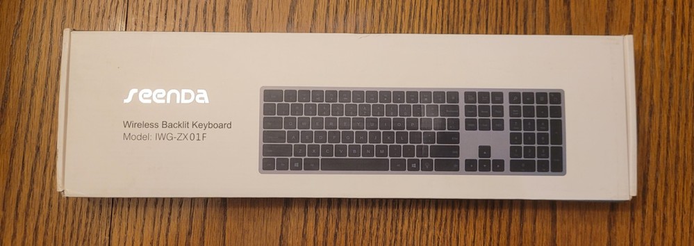 Seenda IWG-ZX01F Wireless Rechargeable Backlit Keyboard