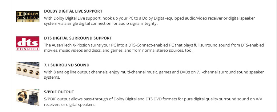 Soundblaster X C-Media PCI Audio Card - 7.1 Channel Gaming Sound Card