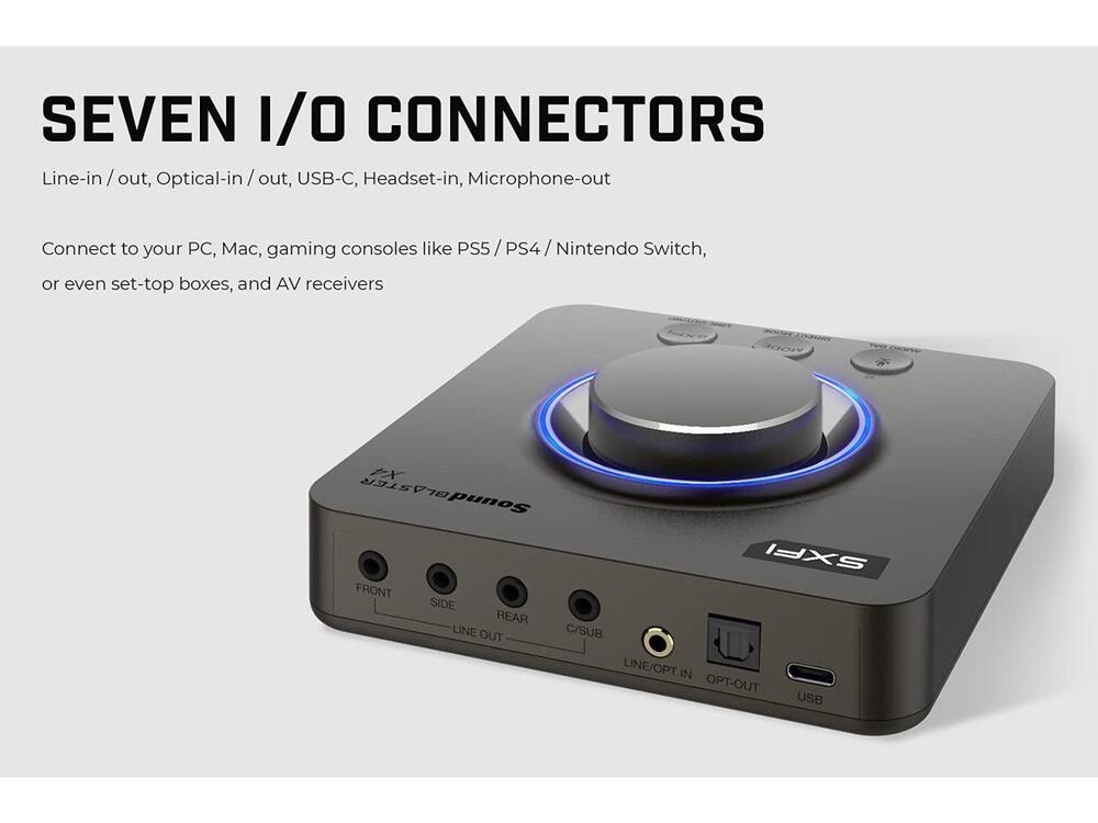 Sound Blaster X4 - High-Resolution 24bit 192kHz USB DAC & Amp Sound Card