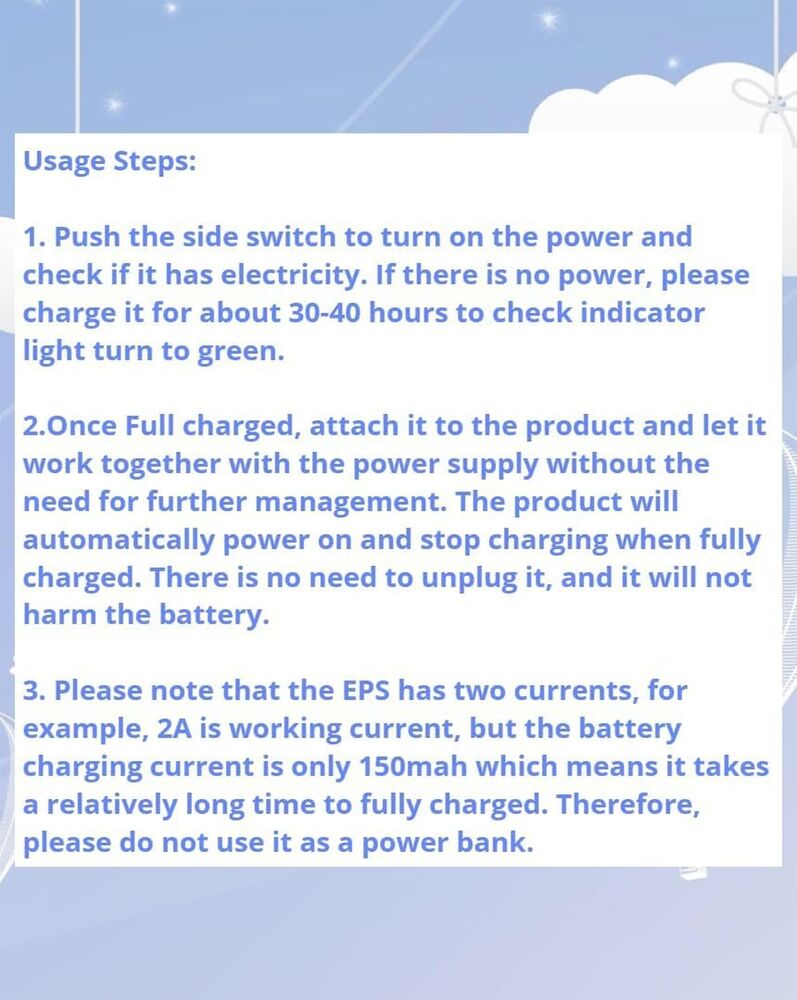 12V 2A Uninterruptible Power Supply for Monitors