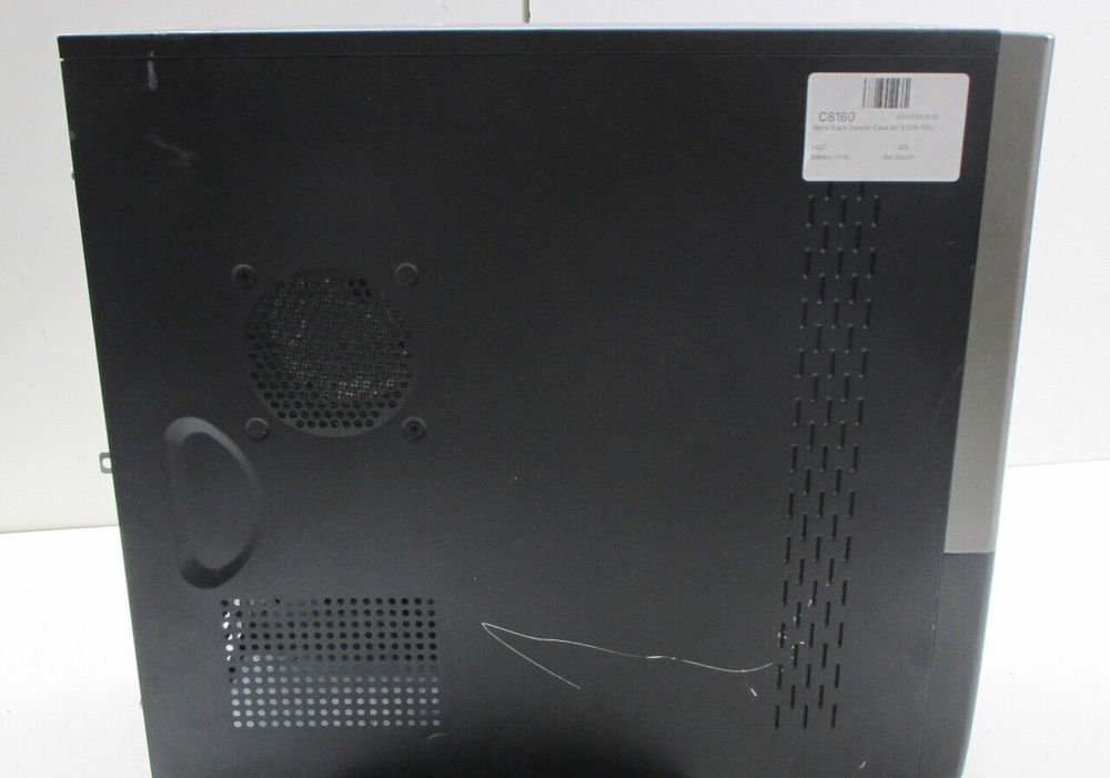 Retro Black Sleeper Desktop Case with 430W Power Supply