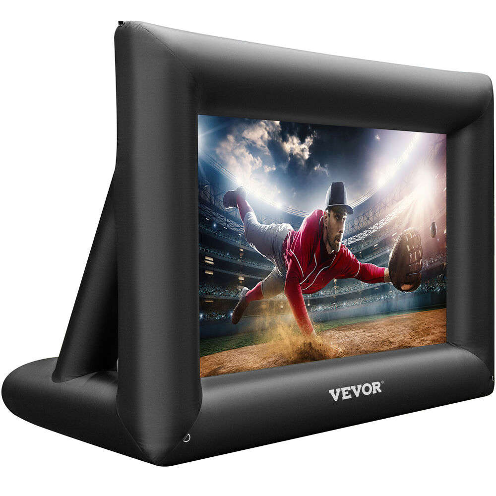 VEVOR 24FT Inflatable Outdoor Movie Projector Screen with Blower