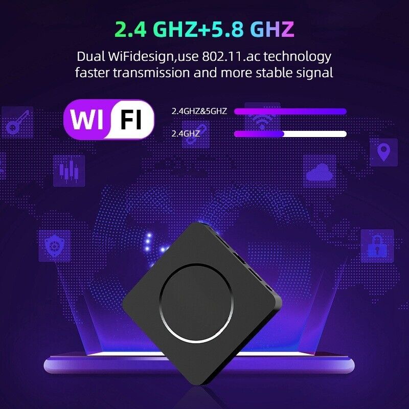 G96 ATV Android 13 Network Set-Top Box with Full H313, Dual WIFI, Bluetooth, and 8K TV Support
