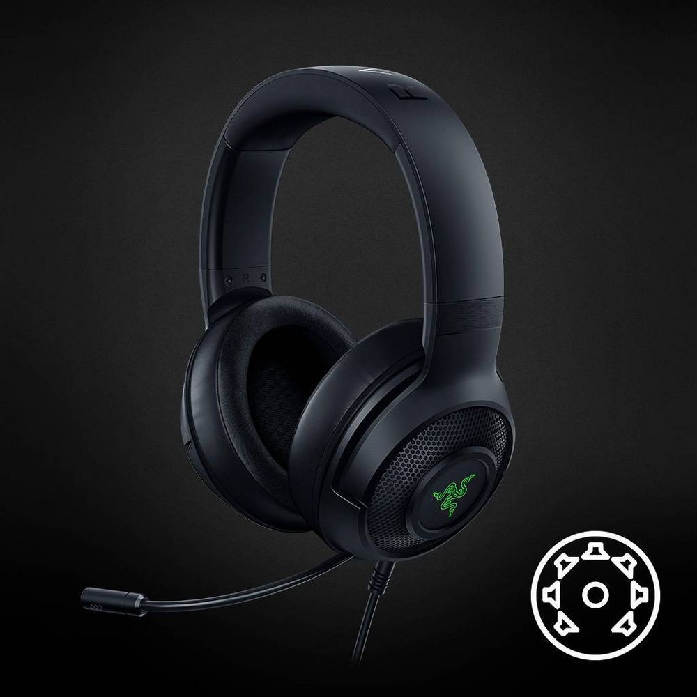 Razer Kraken V3 X Wired Gaming Headset for PC - Immersive Audio Experience