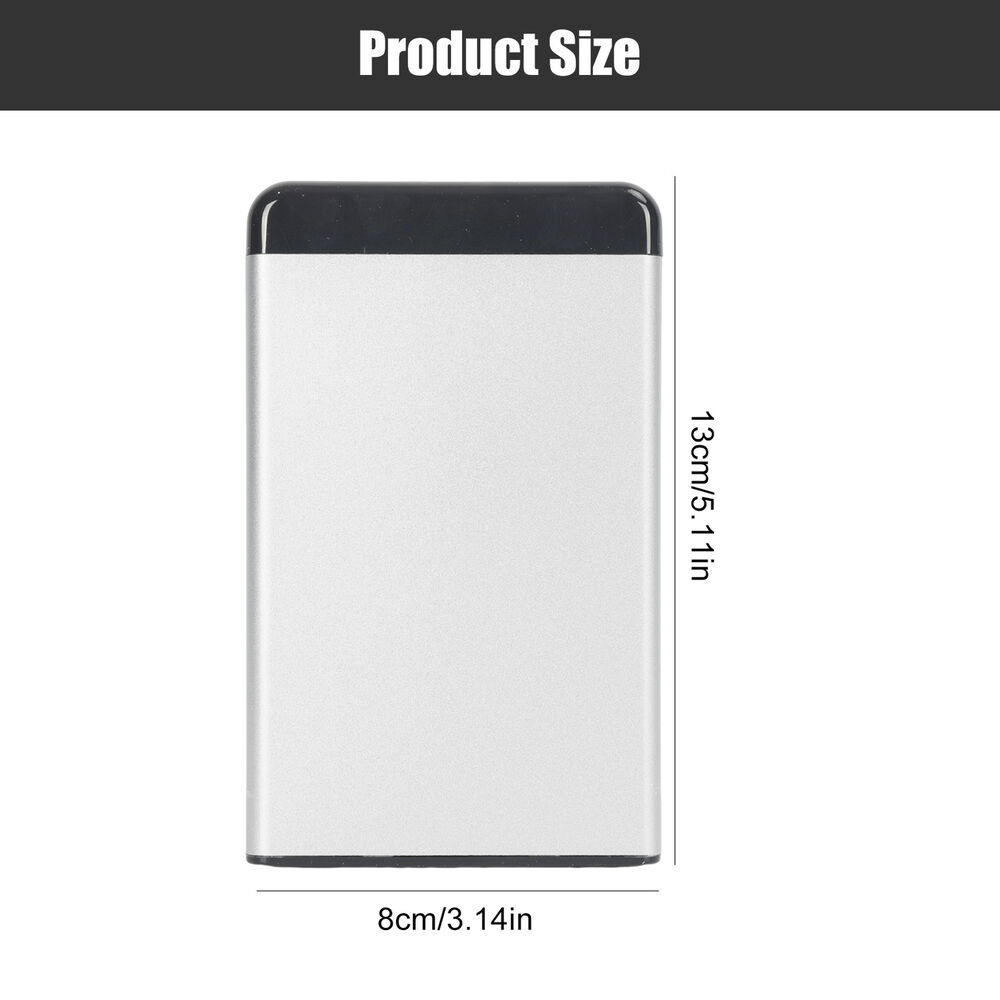 High-Capacity External Hard Drive (1TB to 12TB)