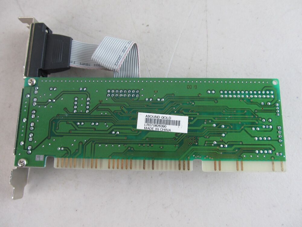 Vintage 16 Bit AS007 Sound Card with Game Port for Retro Gaming