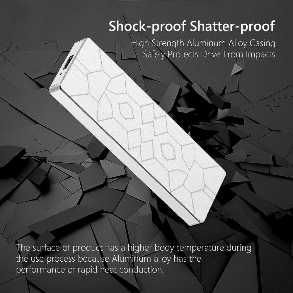 High-Speed 1/2/4TB External Hard Drive HDD USB 3.0