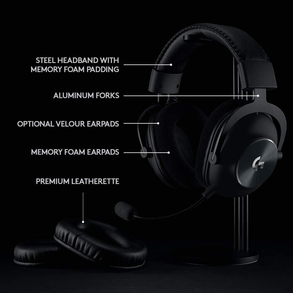 Logitech G PRO X Wireless Lightspeed Gaming Headset with G933 USB Receiver Black
