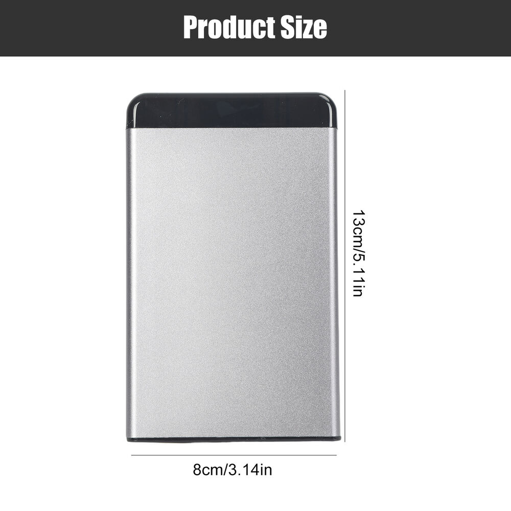 High-Capacity External Hard Drive (1TB to 12TB)
