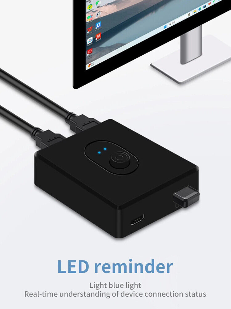 USB 3.0/2.0 Bi-Directional Switcher for Enhanced Connectivity