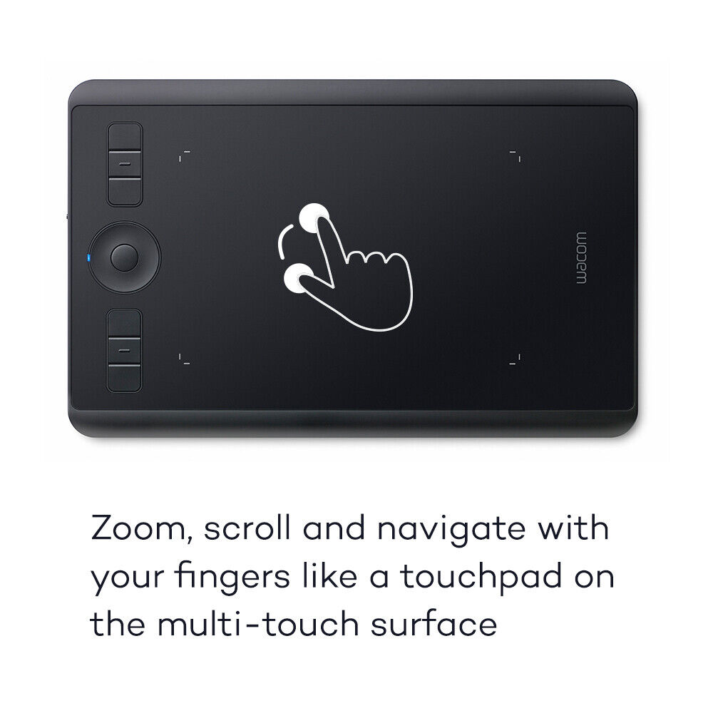 Wacom Intuos Pro Small Digital Graphic Drawing Tablet - SHPTH460K0A, Pre-Owned