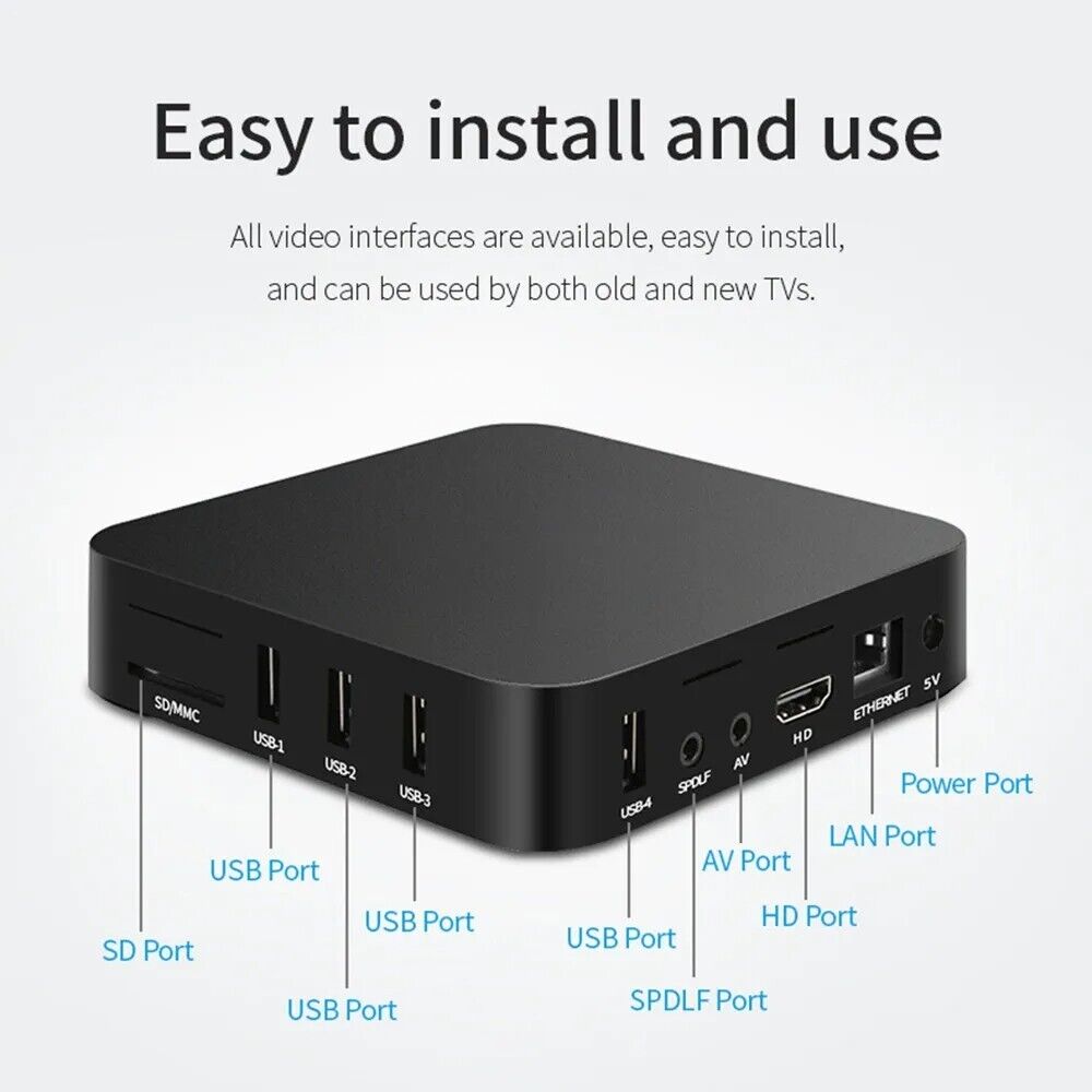 MXQ Pro RK3228A Quad-Core 4K HD Network Set-Top Box with EU Plug