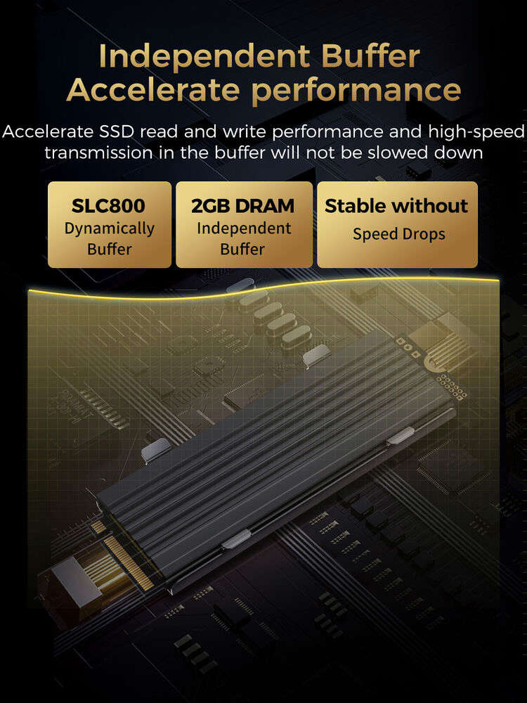 ORICO M.2 NVMe SSD 2TB PCIe 4.0 Gen4*3 Internal Solid State Drive