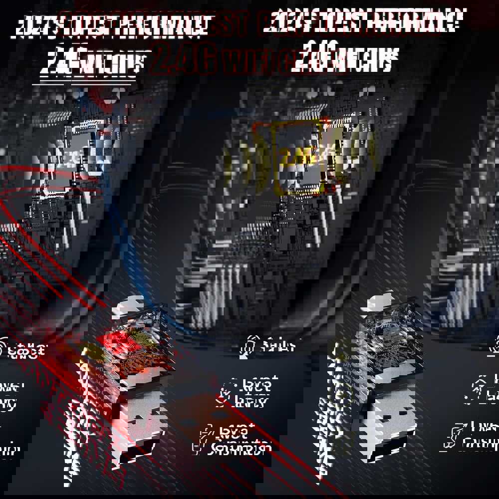 2.4GHz Wireless Gaming Headset for Multiple Platforms