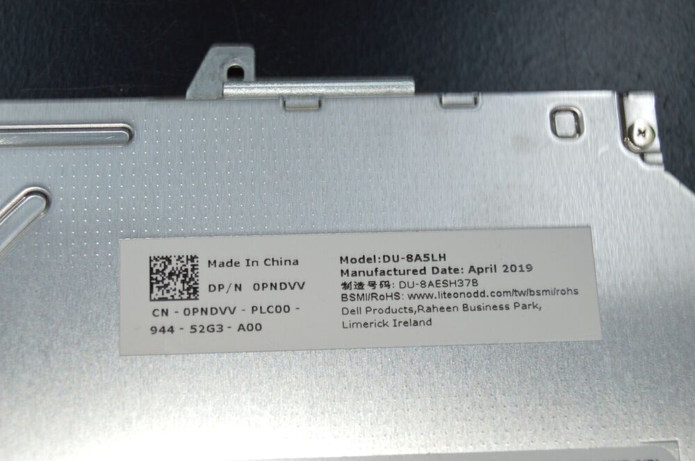 Dell DU-8A5LH Slim DVD/CD Rewritable Drive