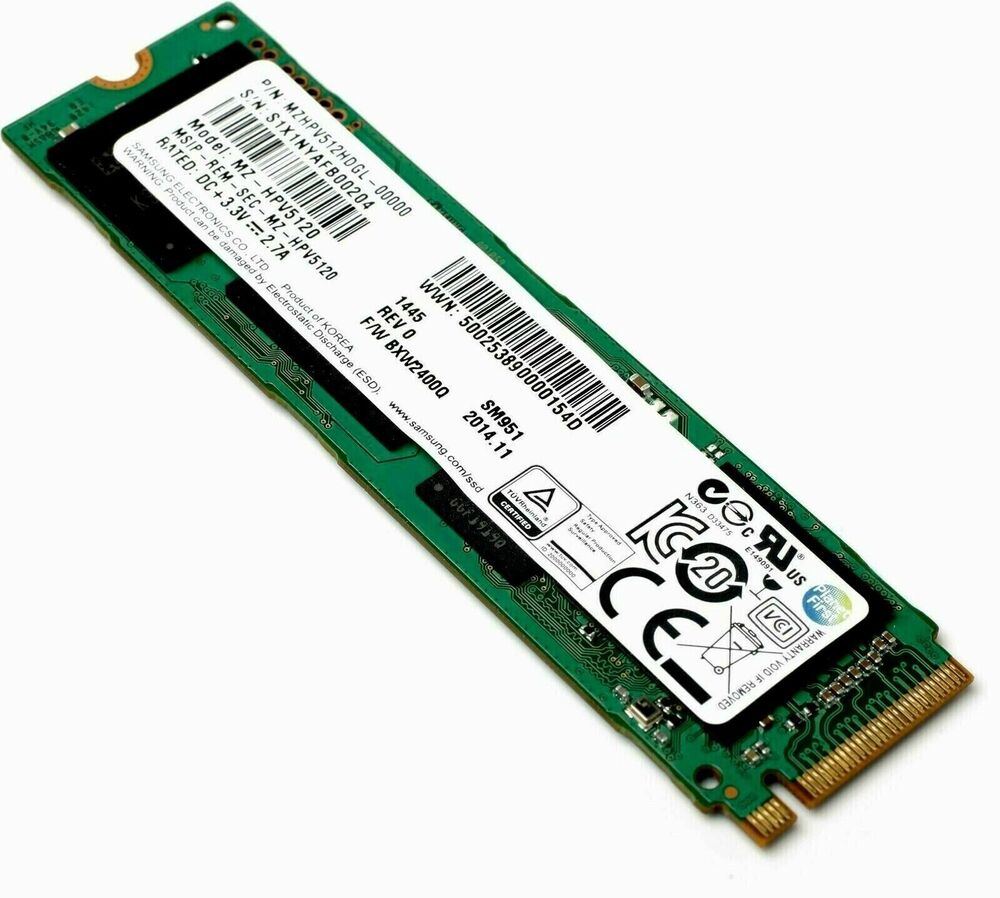 256GB M.2 NVMe SSD with Pre-installed Windows