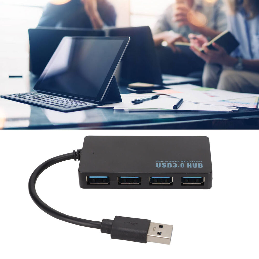 High-Speed 4-Port USB 3.0 Hub