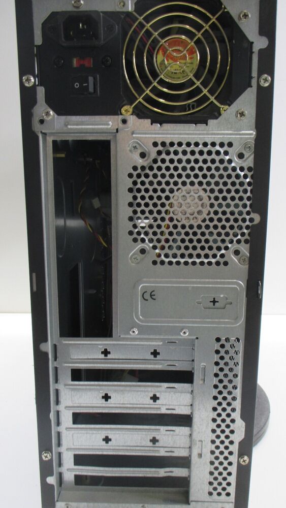 Retro Black Sleeper Desktop Case with 430W Power Supply