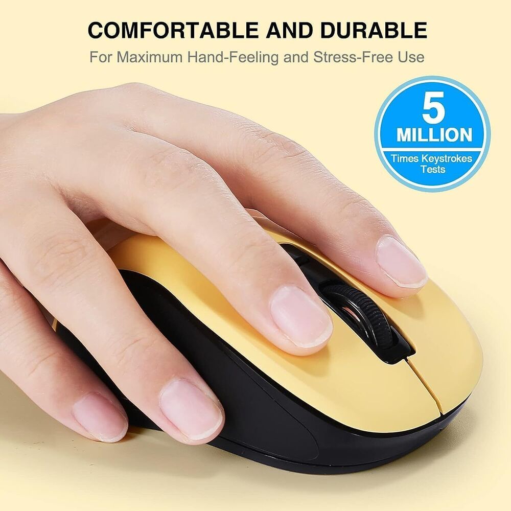 2.4GHz Wireless Optical Mouse with USB Receiver