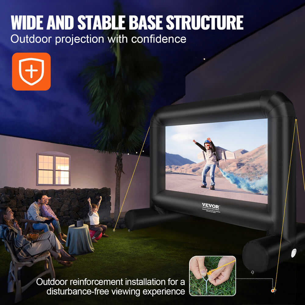 VEVOR 14 FT Inflatable Movie Screen with Blower