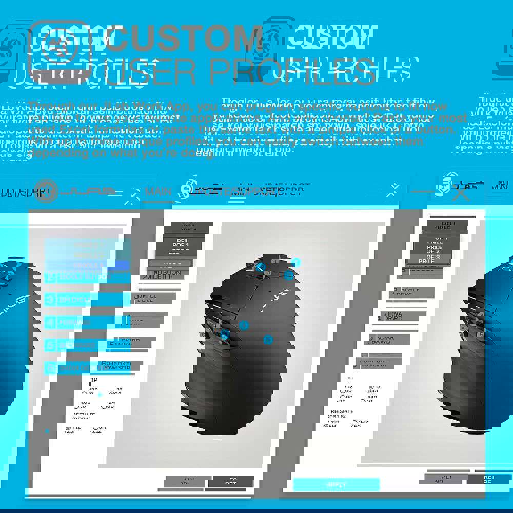 JLab JBuds Wireless Mouse with 2.4G/Bluetooth Connectivity