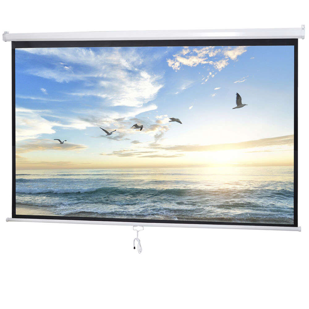 16:9 HD Diagonal Projection Screen for Home Theater