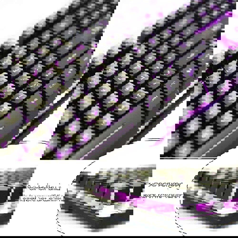 Backlit 104 Keys USB Wired Computer Keyboard
