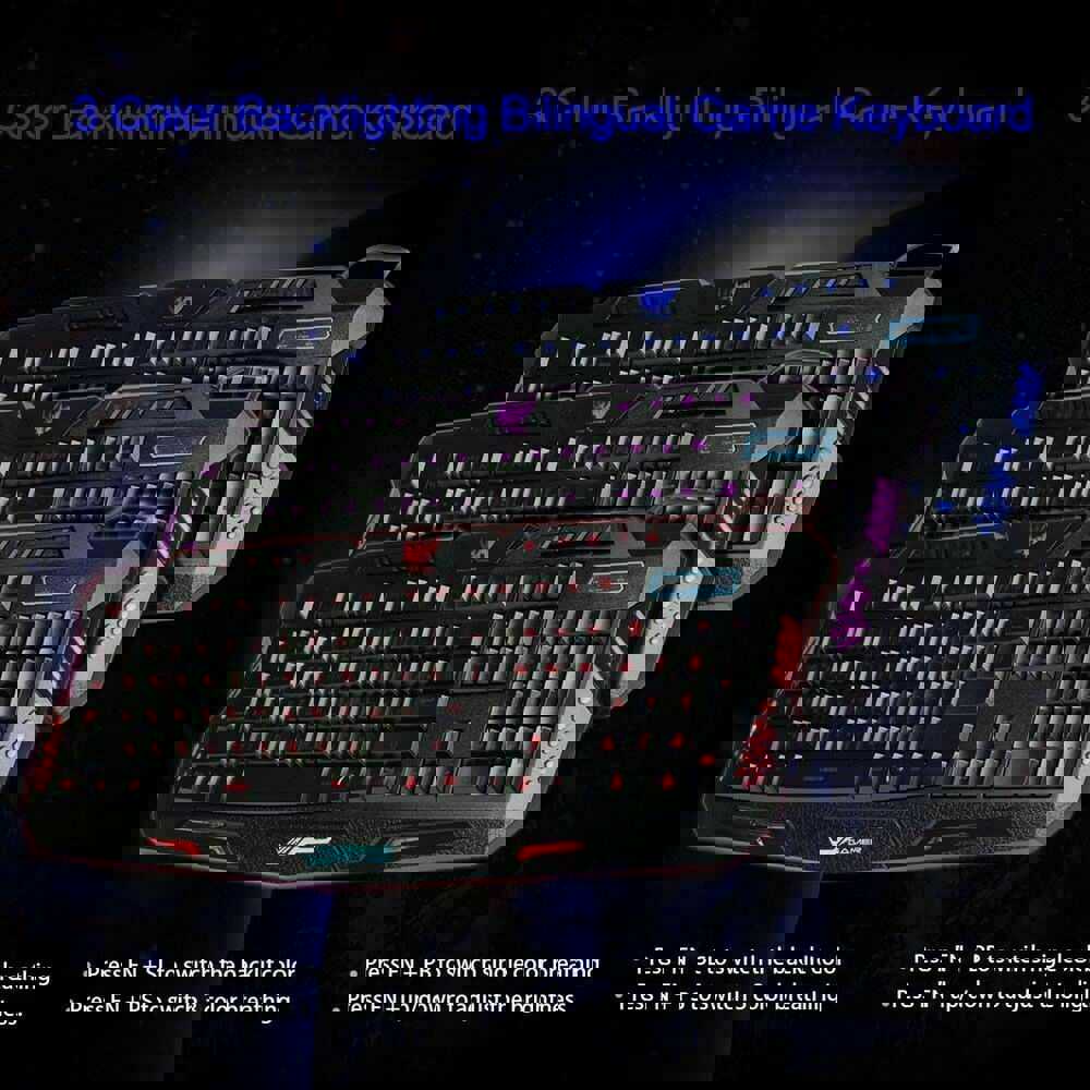 LED Backlit Mechanical Gaming Keyboard and Mouse Set