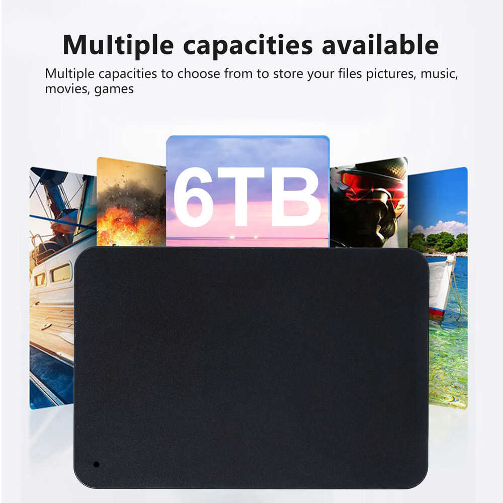 Ultra Slim USB 3.0 External Hard Drive HDD - High-Capacity Portable Storage