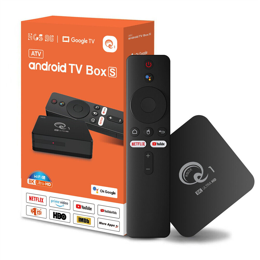 Android TV Box with 2.4G Voice Remote Control - H313 Home Network Player