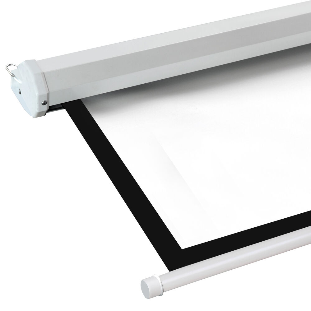 120 Inch Manual Pull Down HD Projector Screen in 1:1 Format