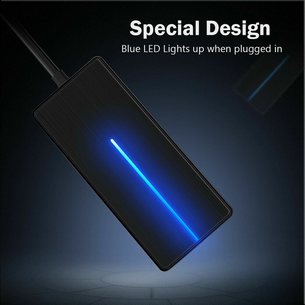 Ultra Slim USB Power Hub with 3 Port USB 3.0 and SD/TF Slot Adapter