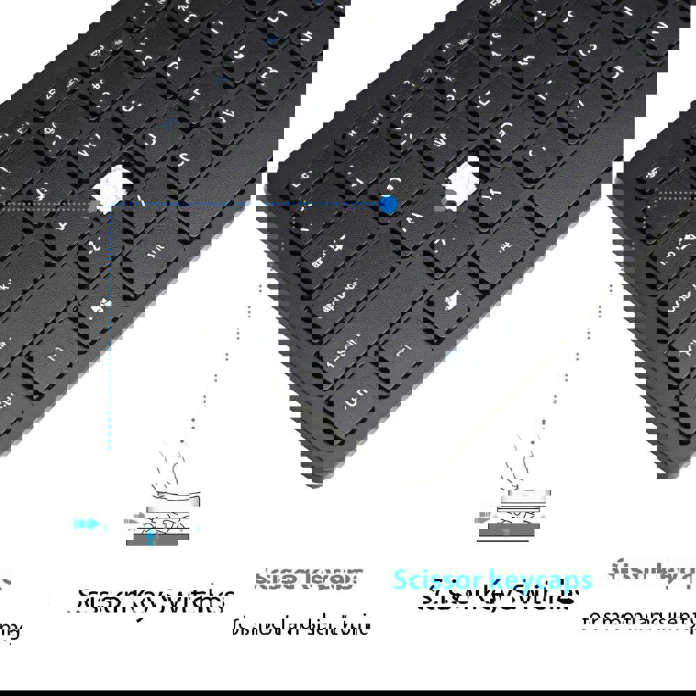 Ultra Thin Mini USB Wired Compact Keyboard