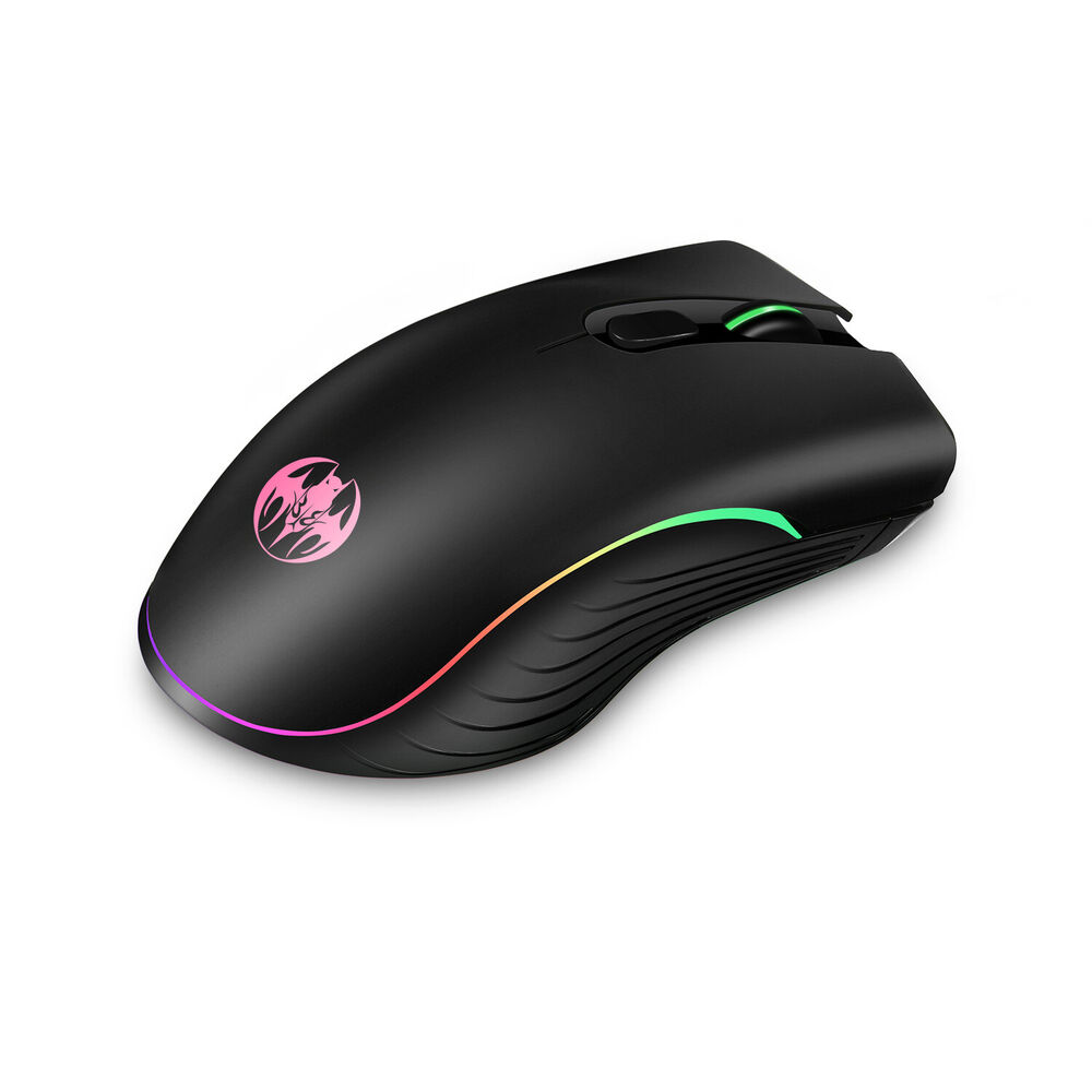 7 Color LED Backlight Wireless USB Rechargeable Gaming Mouse